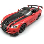Mașină Bburago 18-22114 Die-Cast 1:24 Dodge Viper SRT10 ACR, rosie