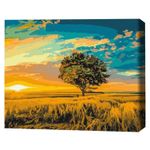 Tablou pe numere BrushMe BS52578FC 40x50 сm (fără cutie) – Apus de aur