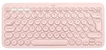 Tastatură Logitech K380, Fără fir, Roz