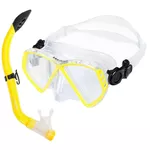 Accesoriu pentru înot AquaLung Set masca+tub scufundare CUB COMBO SN trans / yellow
