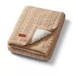 Детское постельное белье BabyOno 1657 Patura de bumbac cu captuseala din fleece brown