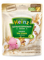 Heinz каша цельнозерновая 3 злака, 6мес. 180г