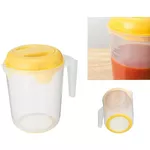 Cană gradată Бытпласт 56898 Ulcior pentru blender Phibo 2l, cu capac, galben