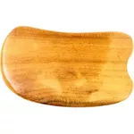 Accesoriu p/u îngrijirea feței miscellaneous 10724 Gua Sha din lemn (oval) 10090