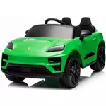 Mașină electrică pentru copii Kids car DK-PM666_Green Porsche Macan Turbo EV, 12V10AH, scaune din piele