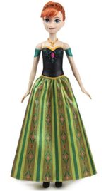 Кукла Mattel HMG47 Anna cu muzică