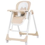 Стульчик для кормления Chipolino Sthms02405be 2 In1 Milk Shake Beige