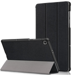 Tablet Case Book PU Leather for Lenovo Tab M10 TB-X306L/306X, Black