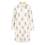 Домашний текстиль Pip Studio 51.503.687 Daaltje Long Sleeve Nightdress Tanaka White XL White