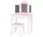 Set de mobilier pentru copii Chipolino DIWH02501321 столик со стульчиком Cpink Dots
