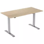 Masă pentru calculator AMF Masa cu suport electric ET114 SL, blat sonoma
