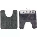 Аксессуар для туалета Tendance 55736 Covoras WC 45x50cm, microfibra, gri inchis