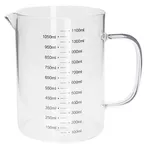 Cană gradată Excellent Houseware 33606 Recipient gradat 1L, 15cm, sticla
