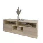 Comodă TV Smartex (16344) Т6 140cm TV Ivory+Stejar Deschis