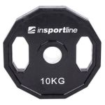 Ganteră inSPORTline 3578 Disc metal cauciuc d=50 mm 10 kg 15898 cu maner