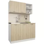 Мебель для кухни Haaus Ara 1.2m (White/Sonoma Oak)
