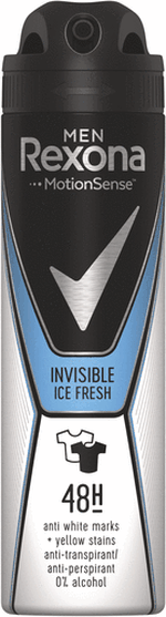 Antiperspirant Rexona Men Invisible Ice Fresh, 150 ml