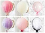 Набор воздушных шаров с бантом и вуалью (2шт)