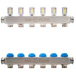 Set distribuitor Innofloor Set Distribuitor inox INNOFLOW-M 1'' 16C cu debitmetre INFLW-15