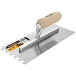 Șpaclu Tolsen Mistrie pentru tencuit 280x120 mm maner din lemn (41013)