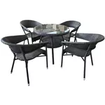 {'ro': 'Mobilier pentru grădină Hydro S Set masa rotunda si scaune Hola Nobil, 4 persoane, Negru', 'ru': 'Садовая мебель Hydro S Круглый стол и стулья Hola Nobil, комплект, 4 персоны, черный'}