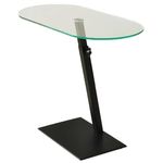 Журнальный столик Trendy Ovale Lungo, Negru 70x75x35cm
