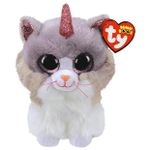 Мягкая игрушка TY TY36477 ASHER cat with horn 24 cm