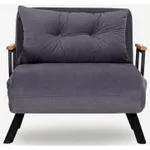 Диван Trendy Sando Single extensibila cu 1 loc 78x78x60cm Gri