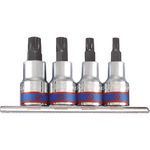 Набор головок, бит, насадок King Tony 4126PR набор насадок SPLINE М6-М12 дл.60мм 1/2