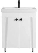 Dulap pentru lavoar Mashtab 12130 Palma (Sava) cu 2 uși 650x470x850 Alb mat