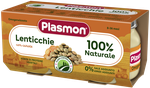 Пюре PLASMON чечевичное (8 мес), 2x80 г