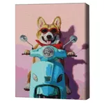 Картина по номерам BrushMe DBS1227FC Mozaic cu diamante 40x50сm (fără cutie) Vacanță la Roma, Lucia Heffernan