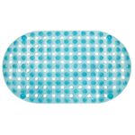 Covoraș de baie Bisk 05193 antiderapant, 39x69, albastru, PURE