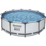 Piscină cu cadru Bestway 56260BW Steel Pro Max 366x100cm, 9150L, carcas metal