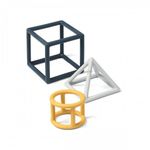 Cиликоновые прорезыватели Babyono GEOMETRIC