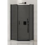 Душевая кабина New Trendy New Komfort Black Pentagonal 90x90x190 Hinged K-0450