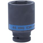 Set de tubulare, bite, duze King Tony 643544M Cap tubular de impact adânc 3/4