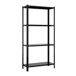 Raft de depozitare Nex Home Raft metalic REK 1500x750x300 mm, 4 rafturi metal, black
