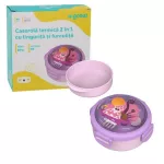 Термос для пищи U-Grow A-1418PP Caserola termică 2în1, mov