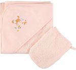 Аксессуар для купания Premaman PBRDWX-ROC-UNQ Prosop de baie cu gluga si manusa Enchanted Forest