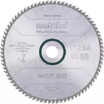 Disc de tăiere Metabo 628093000 Pânză de fierăstrău circular Multi CUT universal HW/CT 254x30, 80FZ/TZ
