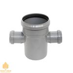 Крестовина двухплоскостная диаметр 110x50x50 мм 87° (серый) Interplast