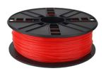PLA 1.75 mm,  Fluorescent Red Filament, 1 kg, Gembird, 3DP-PLA1.75-01-FR