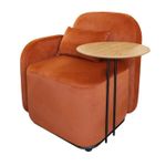 Fotoliu Deco Shelly Orange