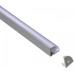 Accesoriu de iluminat LED Market Profile LED LMX-1616, 15.5*15.5mm, interior angle 10.5mm, 2000mm/set
