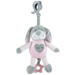 Jucărie cu pandantiv Baby Mix STK-19393 Щенок розовая