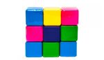 Кубики цветные (9 шт.) (605)