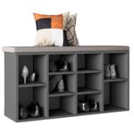 Полка для обуви Mobildor-Lux Aspect (105x30x48H cm) Anthracite