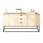 Комод Deco Vermont 160x45x75H Stejar M37/Black