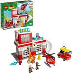 Set de construcție Lego 10970 Fire Station & Helicopter